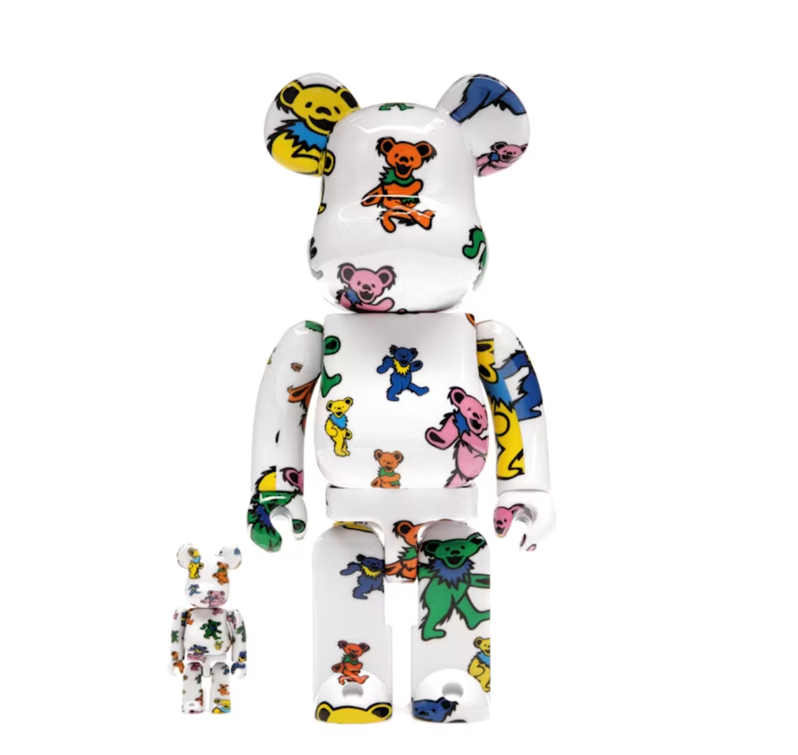 Bearbrick x Grateful Dead (Dancing Bear) 100% & 400% Set