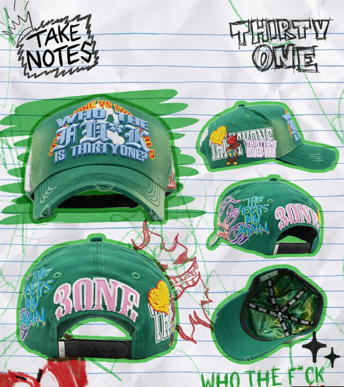 31 HATS "WHO THE F... IS THIRTYONE?"