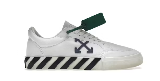 OFF-WHITE Vulc Low Cotton White White Blue Grey