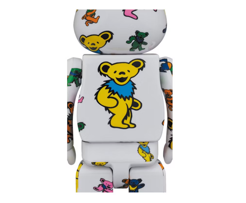 Bearbrick x Grateful Dead (Dancing Bear) 100% & 400% Set