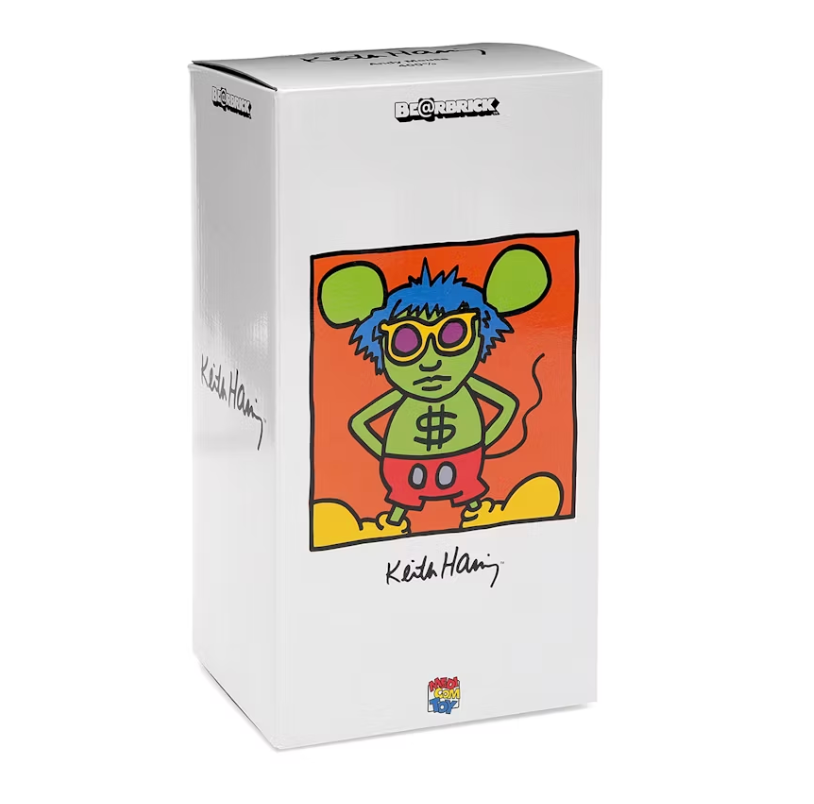 Bearbrick Keith Haring Andy Mouse 400%