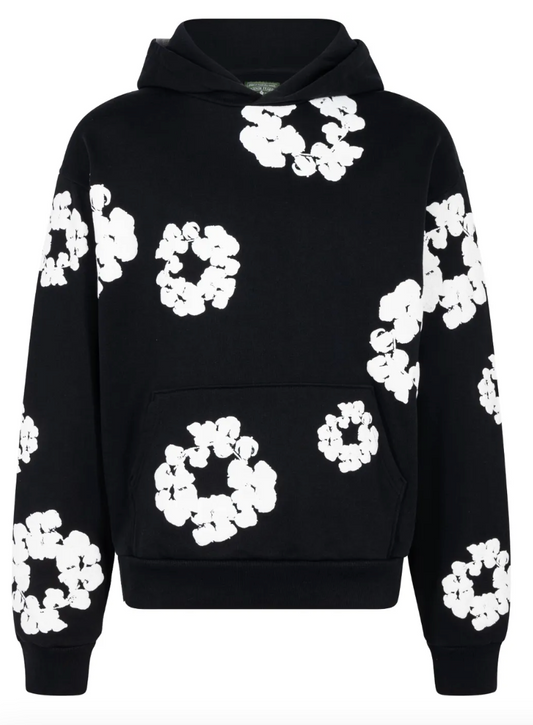 Denim Tears hoodie con estampado Cotton Wreath