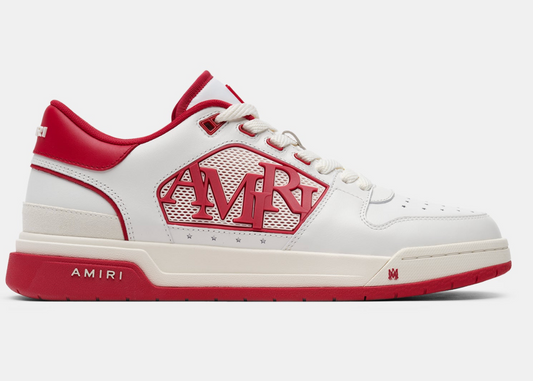 AMIRI CLASSIC LOW – Blanco Rojo