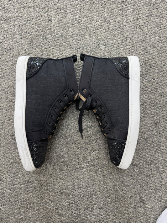 Christian Louboutin Louis P Strass high top (PRE OWNED)