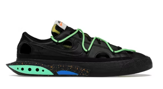 Nike Blazer Low Off-White Black Electro Green